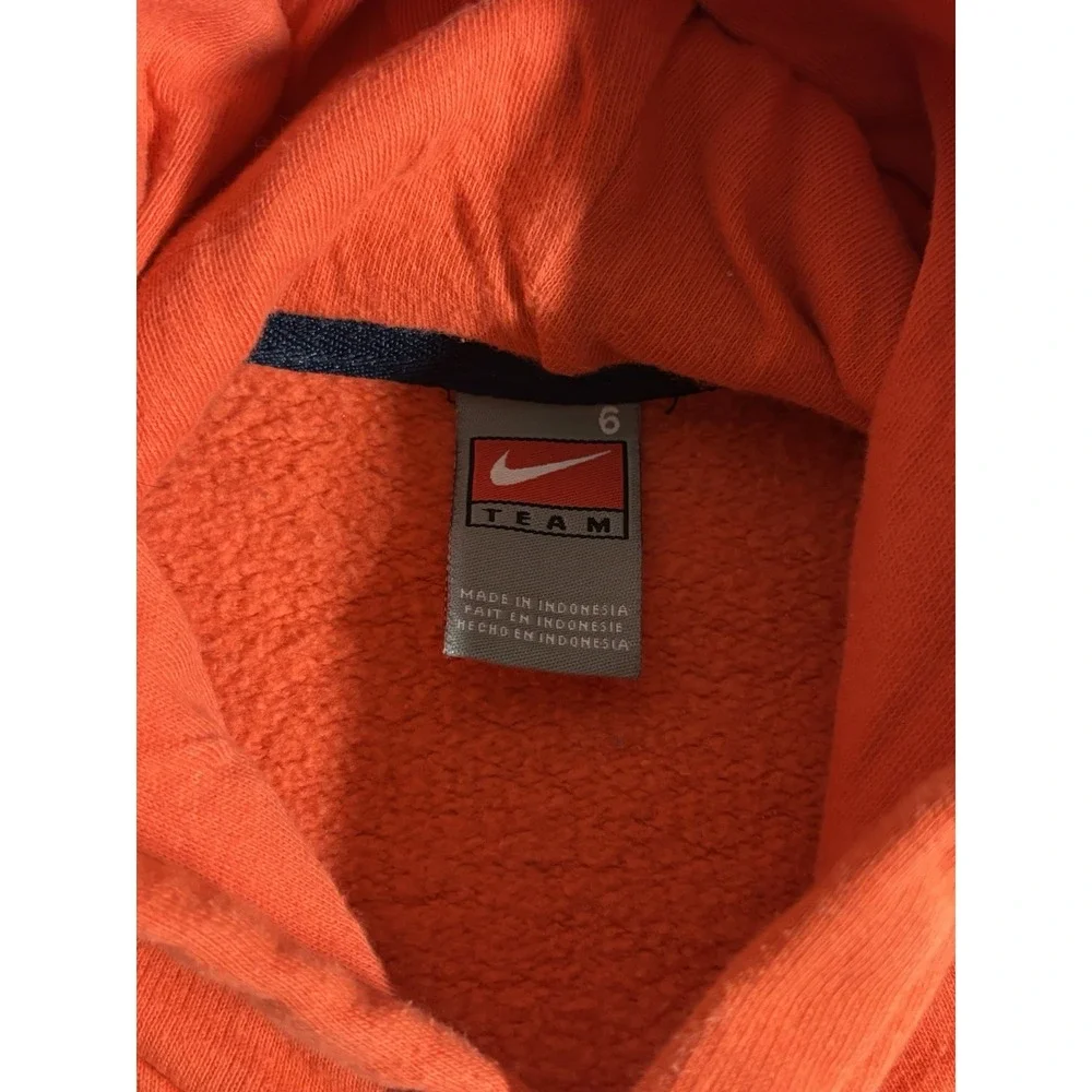 Nike Syracuse Orange Kids Hoodie Sweatshirt Orange Blue Youth Size 6